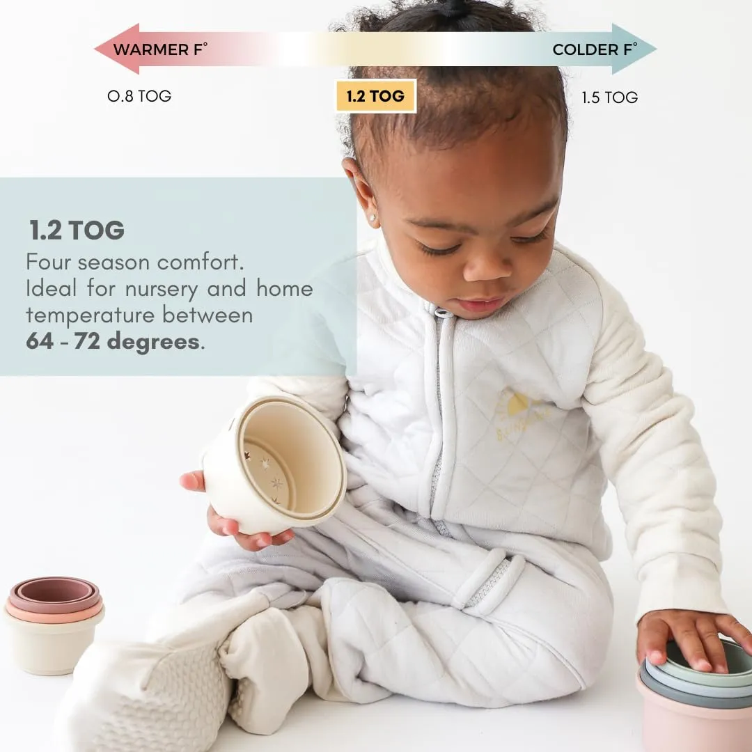 Tealbee Dreamsie: Toddler Wearable Blanket with Sleeves | Baby Sleep Bag with Feet and Sleeves for Walkers and Walking Baby. TOG 1.2 Toddler Sleep Suit to Keep Warm (3T-4T)
