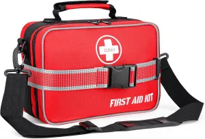 TELIAO Comprehensive Premium 430 Piece Emergency First Aid Kit, Large Medical Kits for Home, Car, Camping, Travel, Hiking, Truck, Sports & Outdoor Emergencies, Businesses & Home Medical Supplies