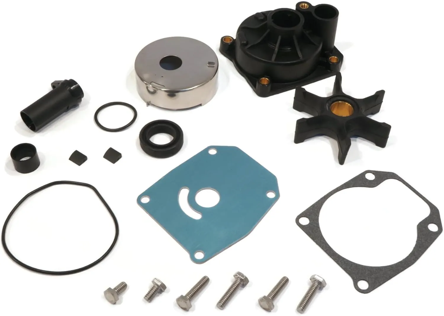 The ROP Shop | Water Pump Impeller Kit for 1987 Evinrude 70 HP E70ELCUR, E70TLCUR Outboard Boat