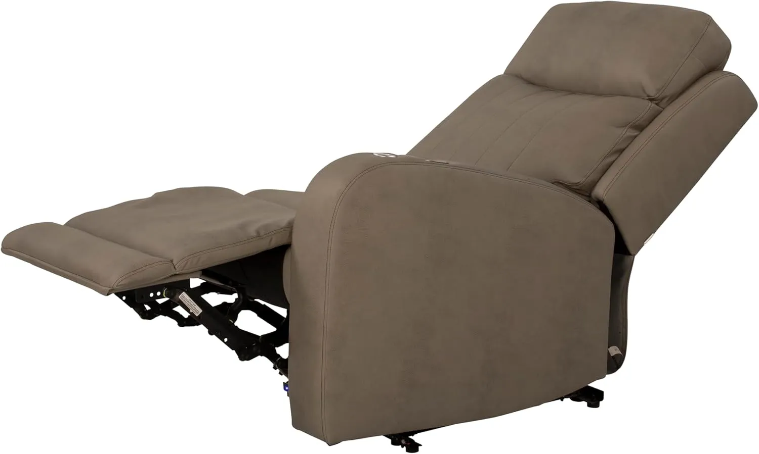 Thomas Payne Seismic RV Recliner - Left Hand - Grummond — Power Recline, Massage, Lumbar - LED Lighting, Cupholders - PolyHyde Fabric - High-Density Foam - Easy-to-Clean PolyHyde Vinyl — 2020129329