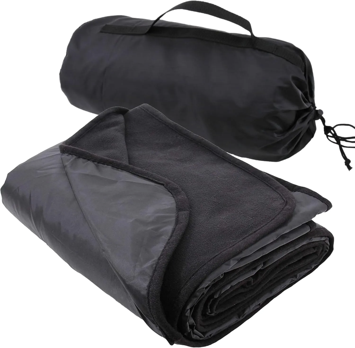 Threadart Outdoor Rainproof & Windproof Thick Stadium Blanket | for Camping, Picnic, Sports, Festivals, Football, Baseball, Concerts, Parks, Beach 55" x 79"