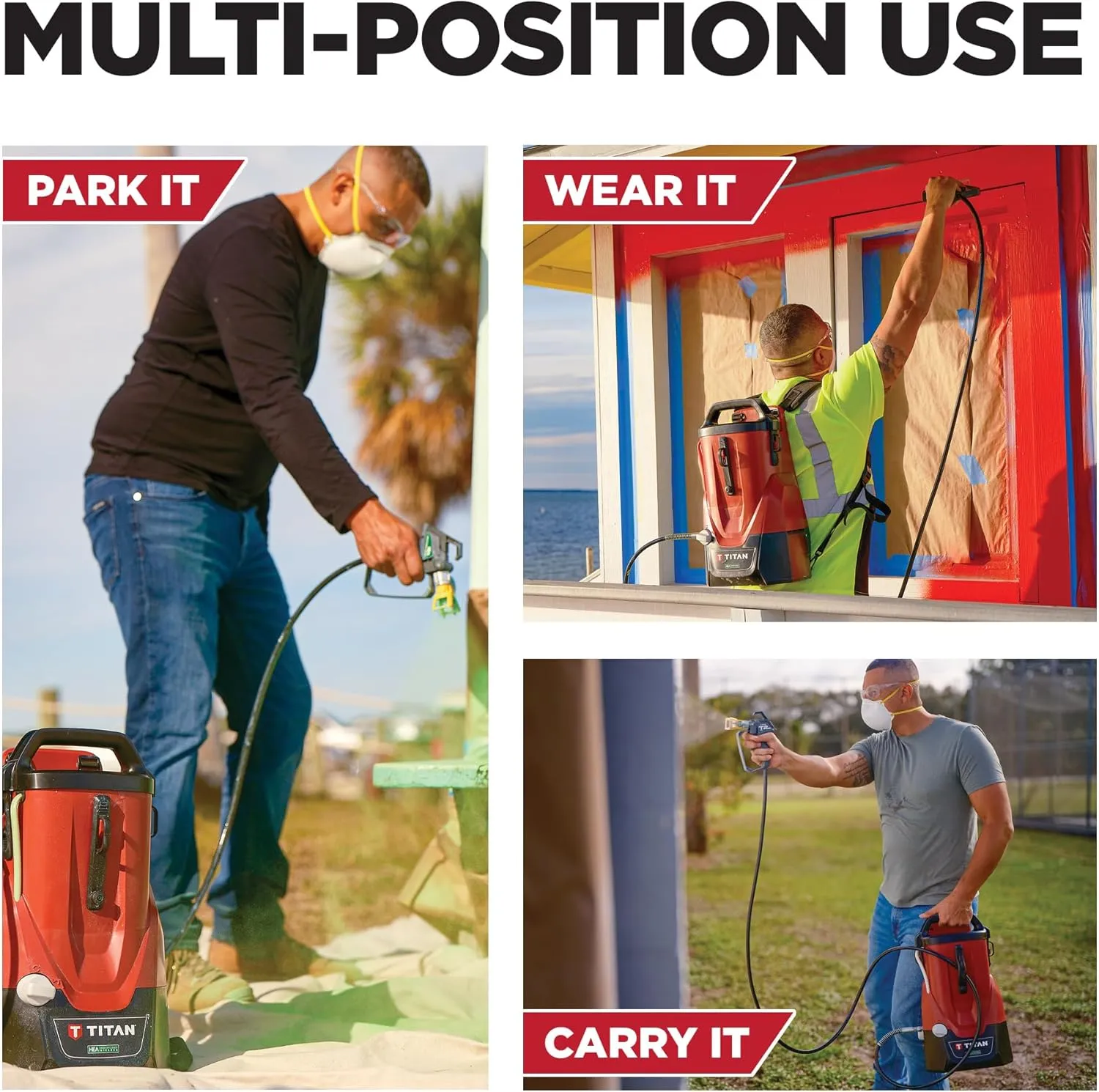 Titan 2441251 ControlMax 1650 18V Cordless High Efficiency Airless Paint Sprayer, HEA Technology Decrease Overspray by up to 55%, Cordless Allows You to go Anywhere