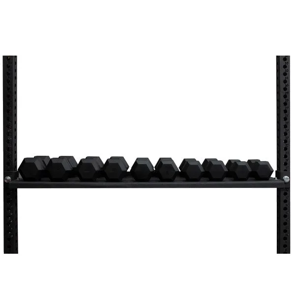 TITANIUM USA 105CM COMPETITION SERIES RIG KETTLE BELL AND DUMBBELL STORAGE SHELF - LASER CUT