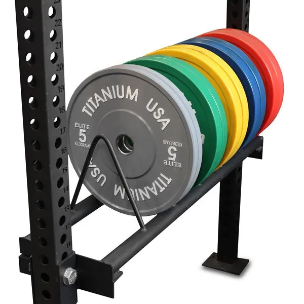 TITANIUM USA 175CM COMPETITION SERIES RIG BUMPER PLATE STORAGE SHELF - LASER CUT