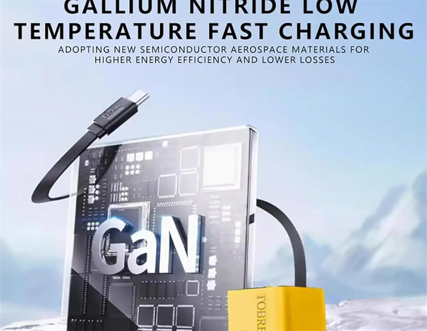 Tobre 3 in 1 Charger 80 Watt, 3 in 1 Gan Charger, Scalable 80w Max Fast Charger Module with Type-C Cable and 2 USB Ports, Retractable 80w Max All in One Charge for Phone, Laptops (2pcsC)