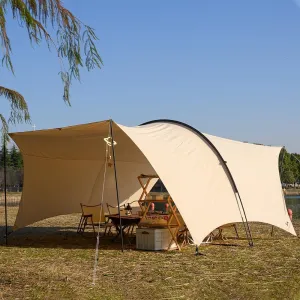 TOMOUNT Tarp, Large TC Shade, TC Tarp, Sun Shelter, Outdoor, Camping Canopy