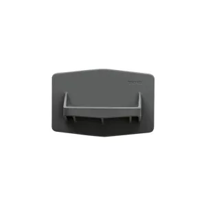 TOOLETRIES The Benjamin Soap Holder - Silicone Toiletry Organizer, Shower & Bathroom Accessory - Features Silicone-Grip Technology, Removable & Reusable - Charcoal