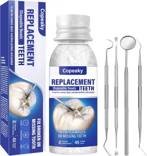 Tooth Repair Kit, Moldable at-Home DIY Tooth Filling for Instant Fixes, Safe, Comfortable & Reusable Solution for Broken or Missing Teeth (30ml)