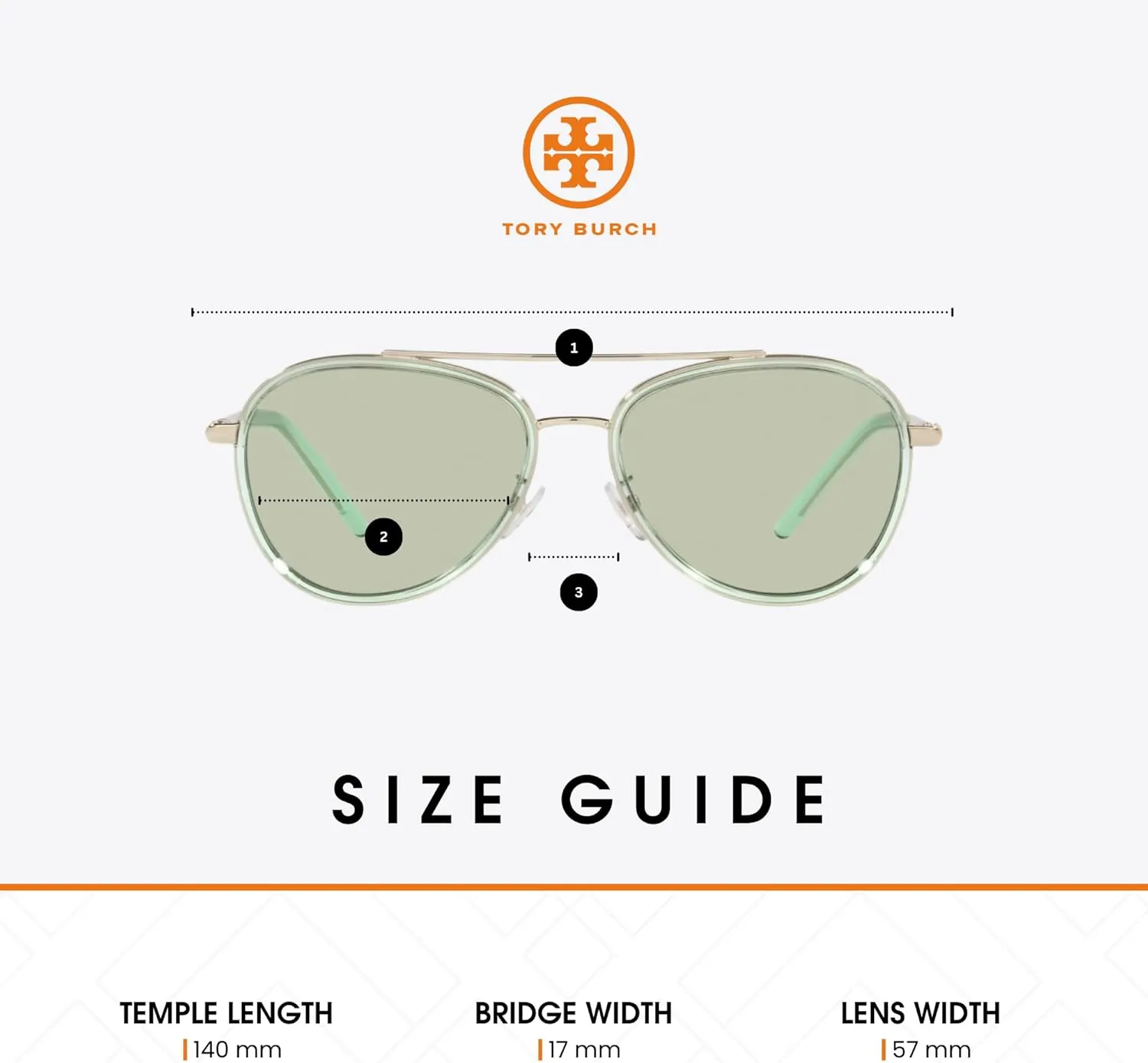 Tory Burch TY6089 Aviator Sunglasses for Women   BUNDLE With Designer iWear Eyewear Kit