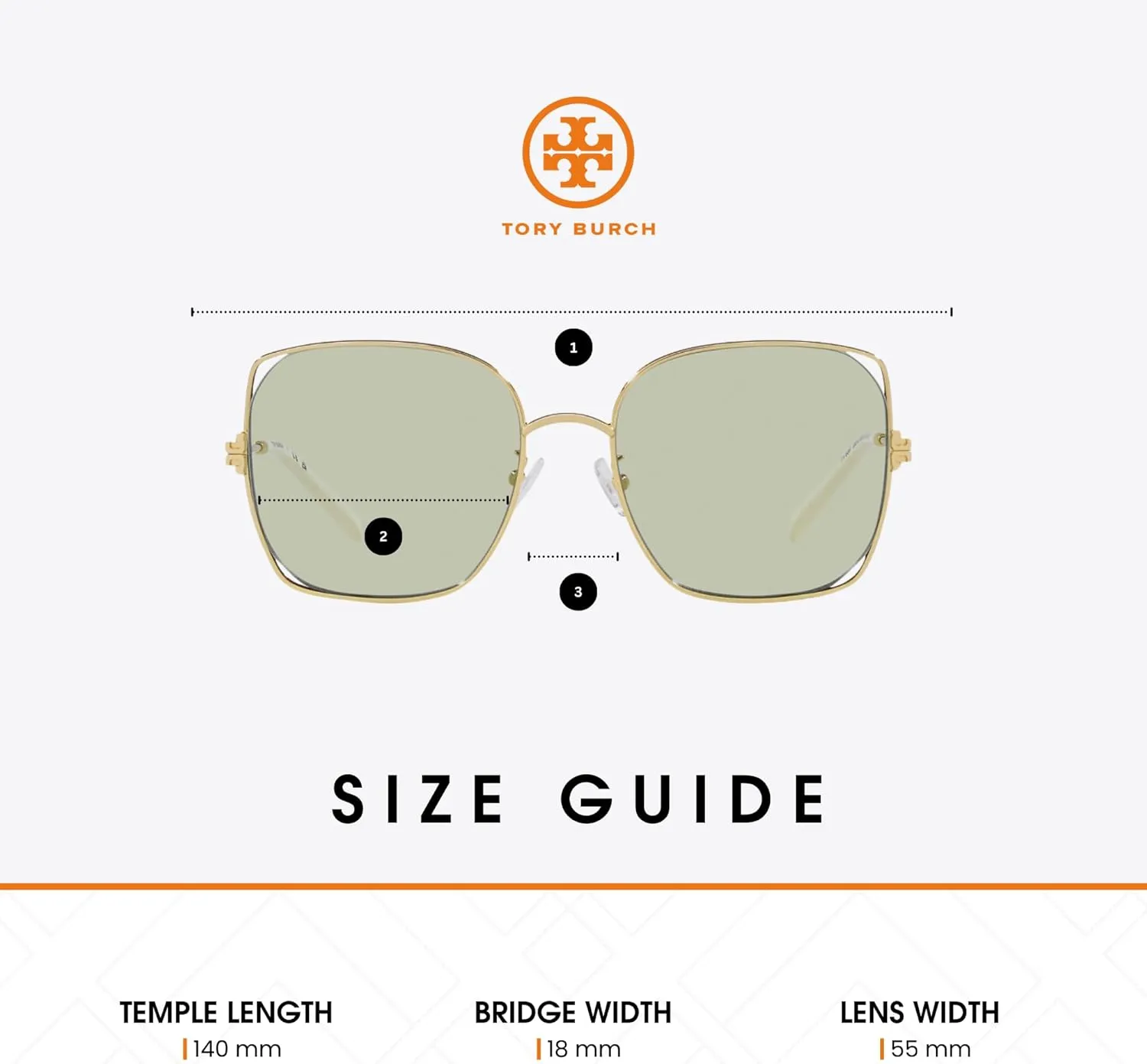 Tory Burch TY6097 Square Sunglasses for Women   BUNDLE With Designer iWear Eyewear Kit