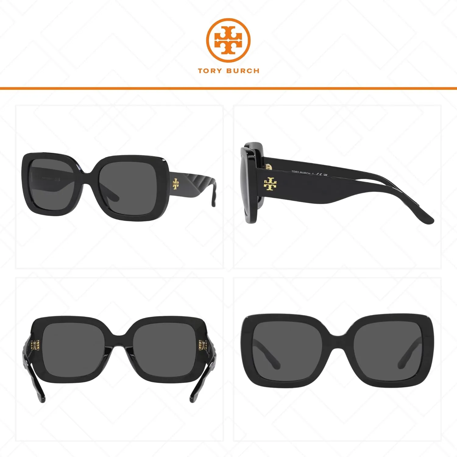Tory Burch TY7179U Cateye Sunglasses for Women   BUNDLE With Designer iWear Complimentary Eyewear Kit