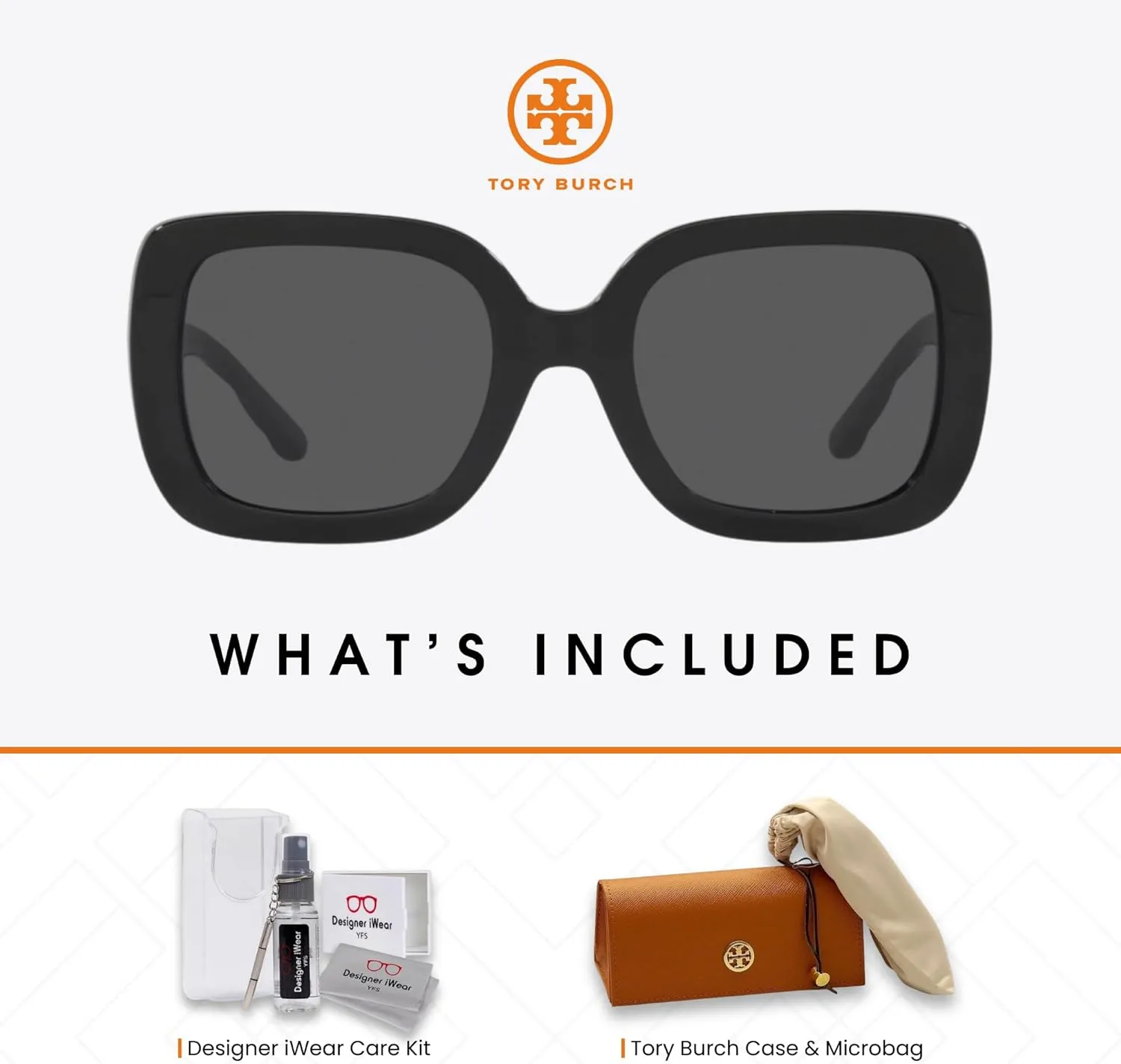 Tory Burch TY7179U Cateye Sunglasses for Women   BUNDLE With Designer iWear Complimentary Eyewear Kit