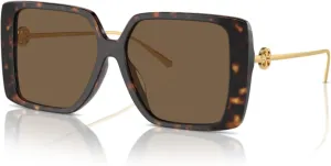 Tory Burch TY7205D Low Bridge Fit Irregular Sunglasses for Women   BUNDLE With Designer iWear Complimentary Eyewear Kit