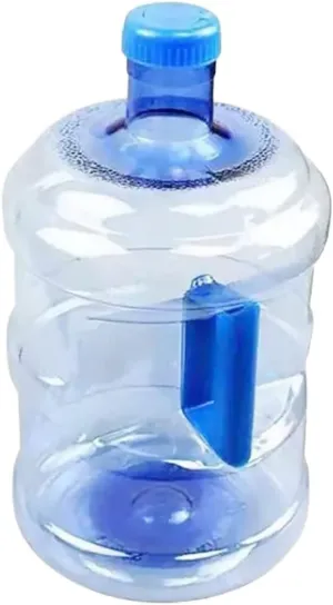 Toyvian 1.32 Gallon / 5L Pure Bucket Kettle Thick Mineral Water Jug Container Portable PC Water Storage Bucket with Handle Empty Travel Pc Storage Tank