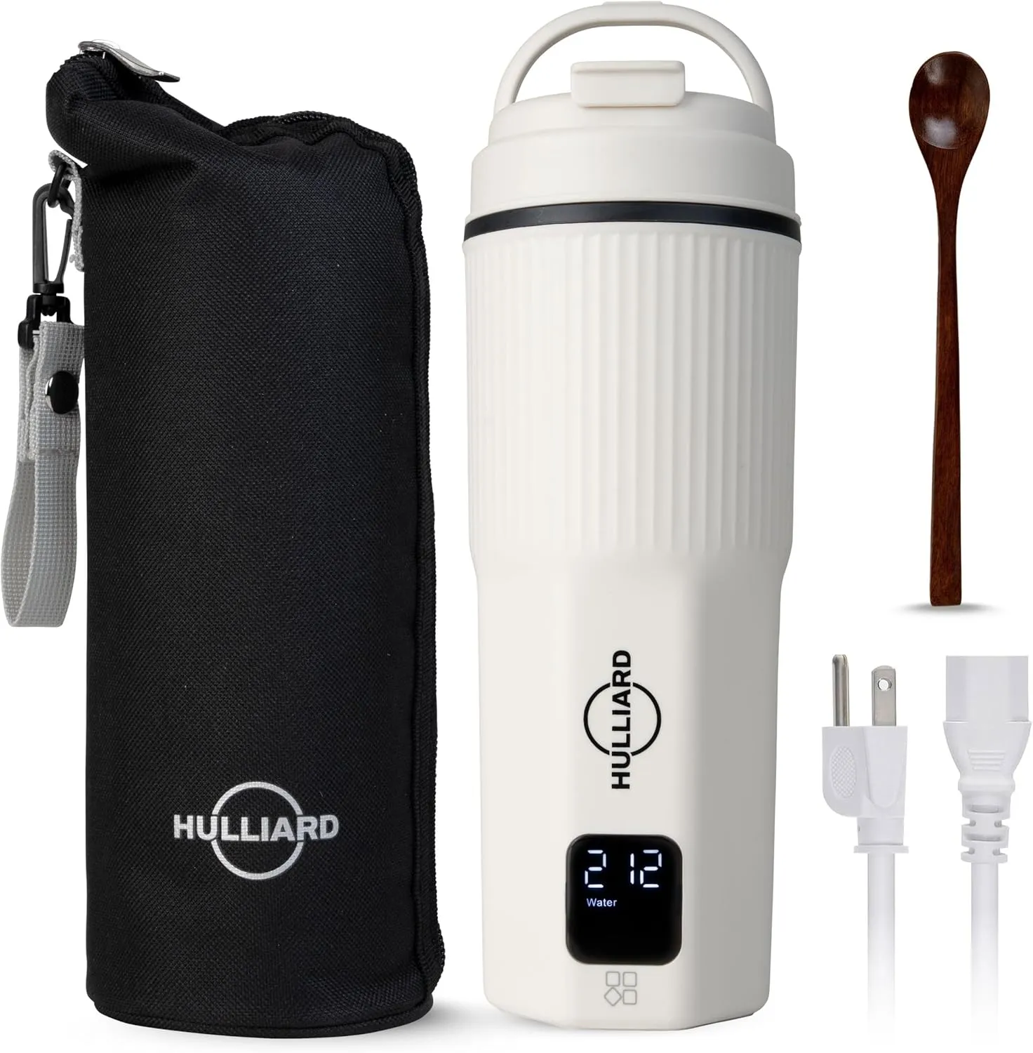 Travel Electric Kettle - 316 Stainless Steel, Portable Tea Kettle & Water Heater, 450ml Portable Water Boiler, 6 Temperature Settings, Auto Shut-Off, Universal Voltage (100-240V)