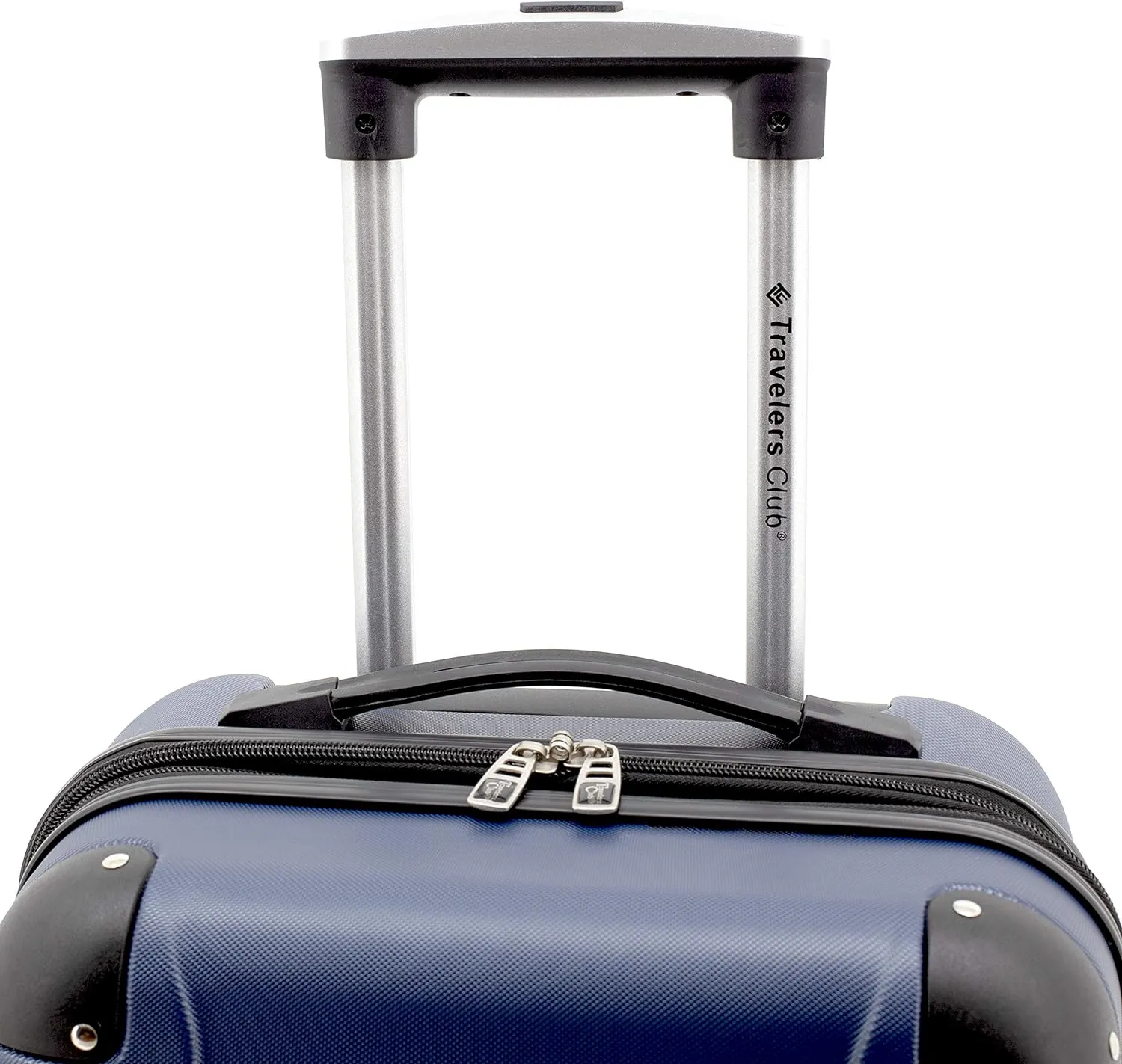 Travelers Club Chicago Hardside Expandable Spinner Luggages, Navy Blue, 5 Piece Set, TCL-77995-410