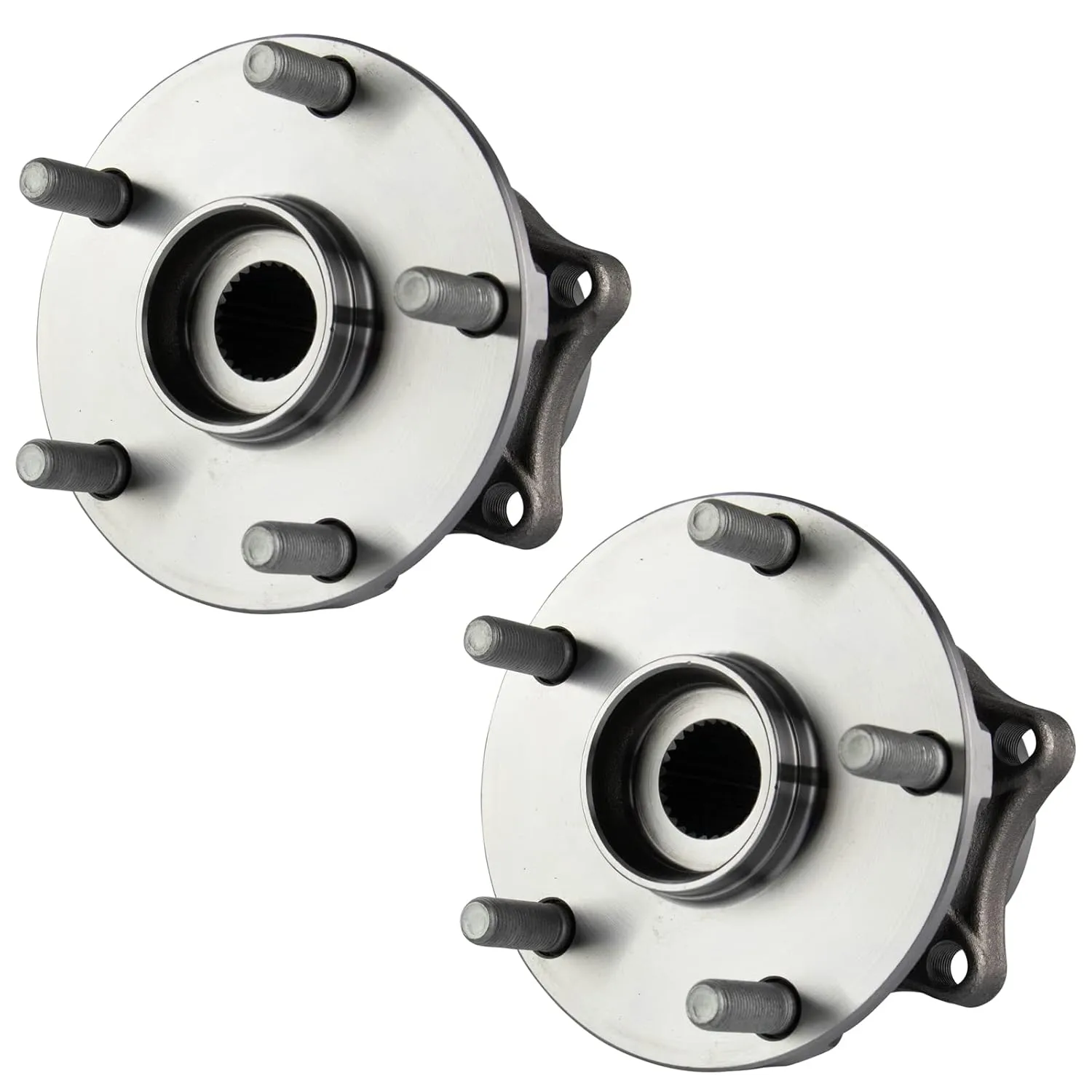 TRQ Rear Wheel Hub Bearings Assembly Set Compatible with 2019-2021 Subaru Ascent 2019 Forester 2015-2021 Legacy Outback 2015-2019 WRX WRX STI