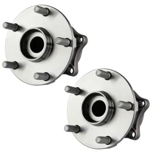 TRQ Rear Wheel Hub Bearings Assembly Set Compatible with 2019-2021 Subaru Ascent 2019 Forester 2015-2021 Legacy Outback 2015-2019 WRX WRX STI