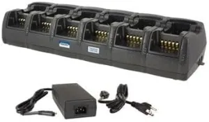 Twelve Bay Rapid Vehicle Charger for Kenwood NX-220E3 Rechargeable Two Way Radio - Dual Pod Design