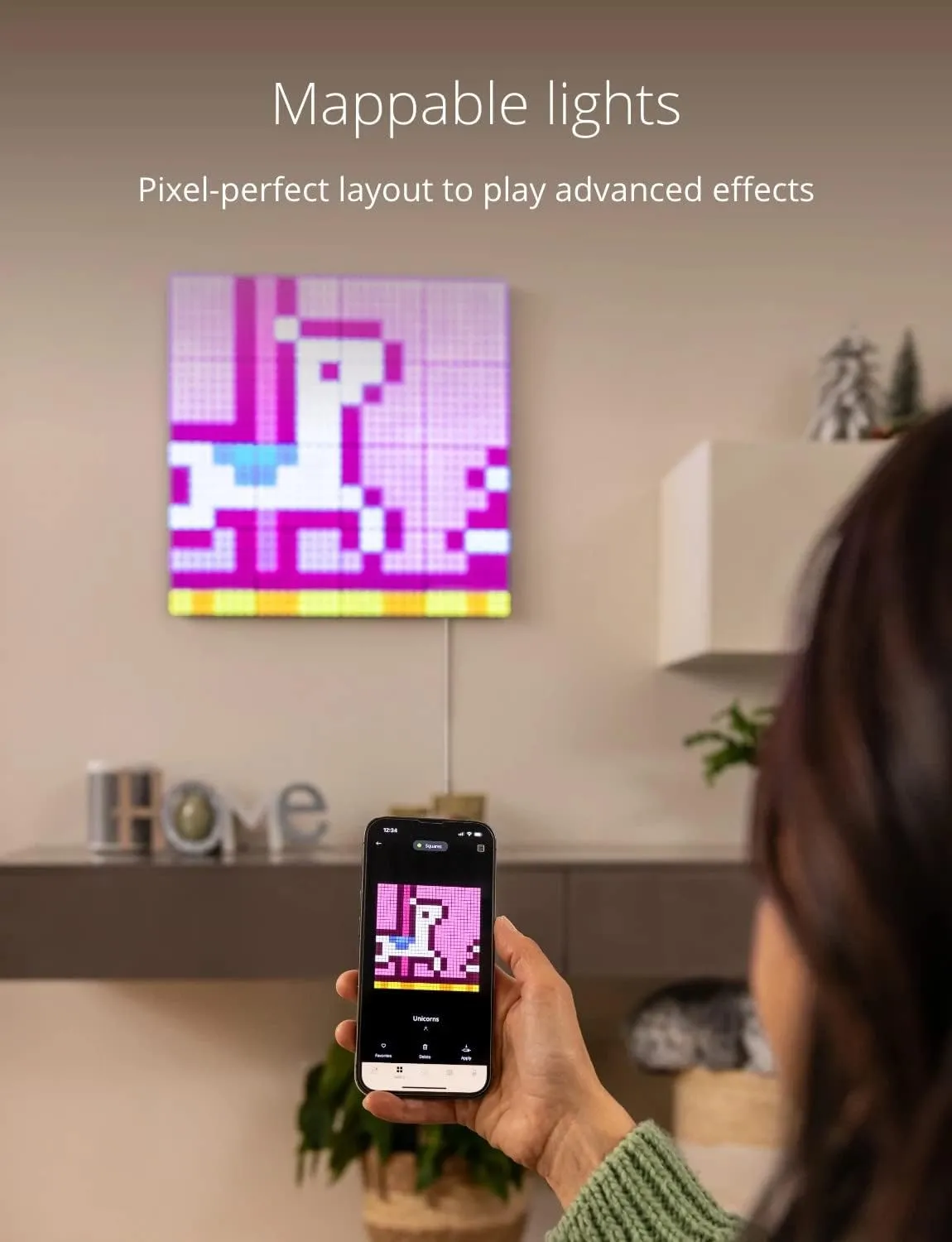Twinkly Squares Extension Kit, RGB LED Panels Kit, Including 3 Extension Panels and Connection Cables, Compatible with HomeKit, Alexa and Google Home, Gaming Lights and Streaming, 16M  Colors