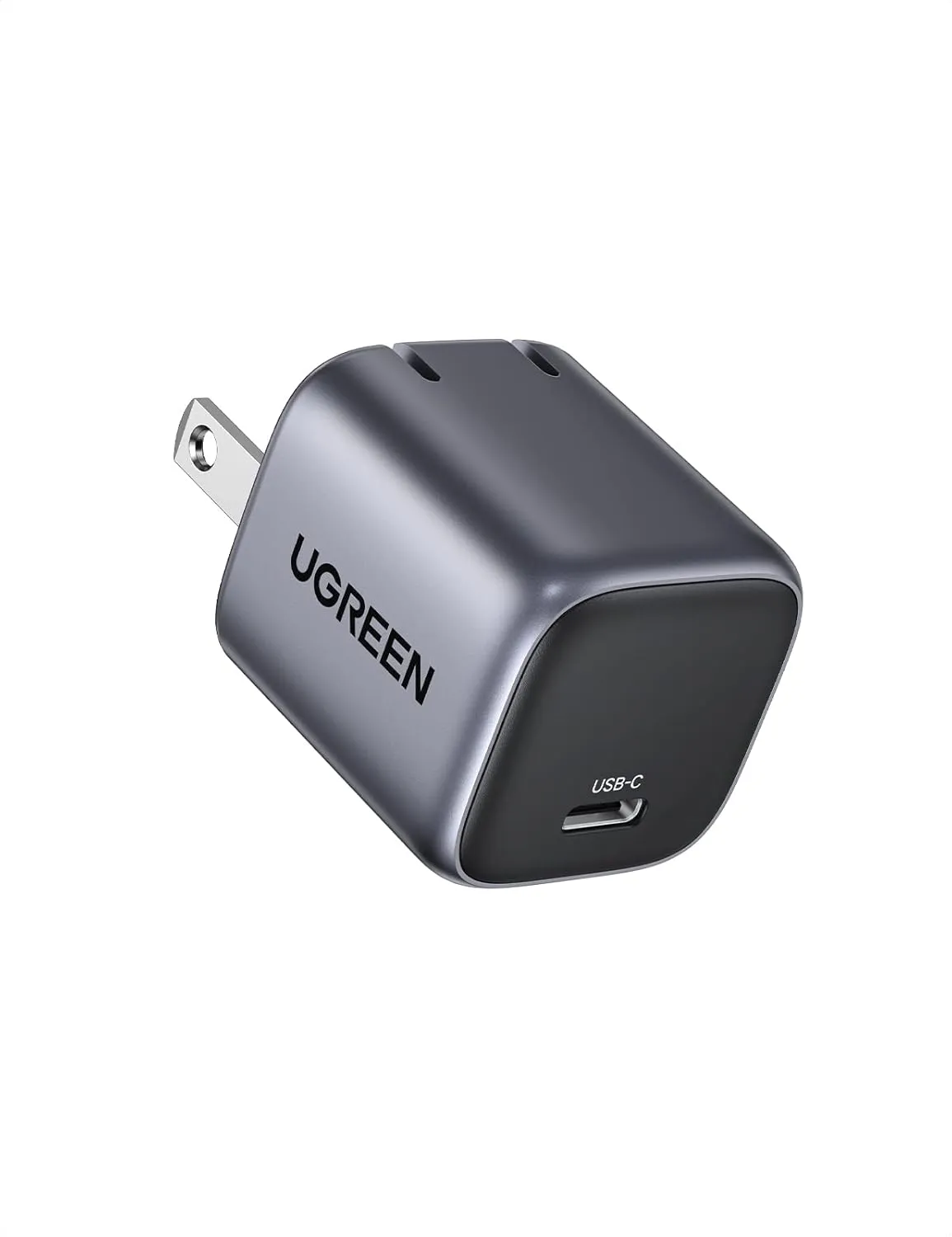 UGREEN 30W USB C Charger, Nexode Foldable GaN PPS Compact Fast Wall Charger Block, USB-C Power Adapter for iPhone 16/15/14/13, Galaxy S25/S24/S23 (Black)