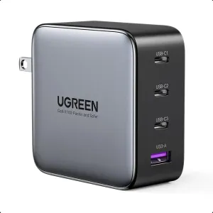 UGREEN NEXODE 4 PORTS USB-A 3*USB-C Cell Phone Fast Charger | 40747