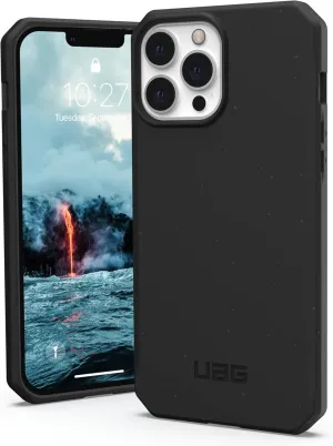 URBAN ARMOR GEAR UAG Designed for iPhone 13 Pro Max Case Black 100% Mindful Eco-Friendly Rugged Ultra Slim Outback Protective Cover, [6.7 inch Screen]
