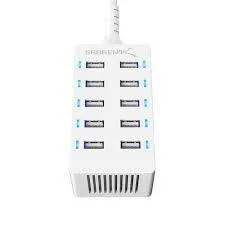 USB Multi-Charger - 12 Port with USB Cables