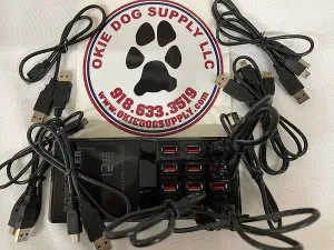 USB Multi-Charger - 12 Port with USB Cables