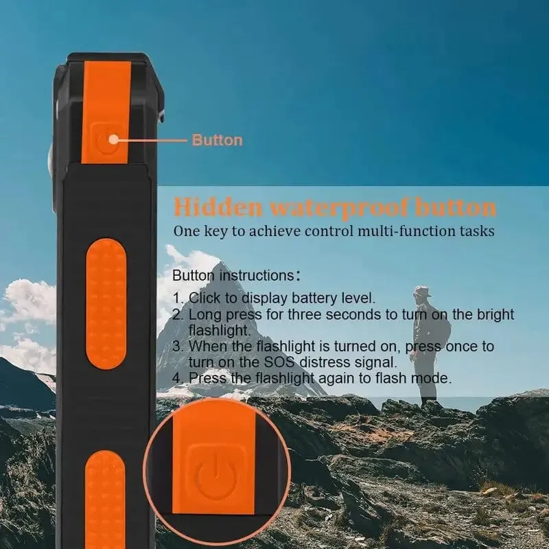 USB Portable Charger 10000mAh Solar Power Bank for Cell Phone and Laptops