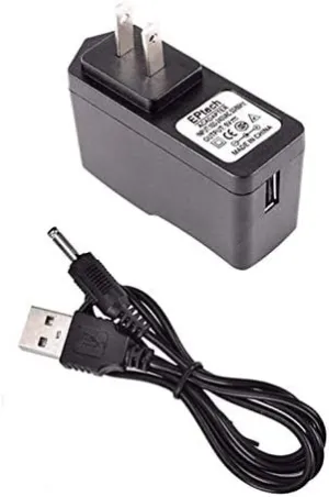 USB Wall Charger Adapter USB Cable for Foreo Luna Facial Cleansing Brush Luna 2/Luna Mini/Luna Mini 2/Luna go Power Supply Cord Cable PS Wall Home Charger