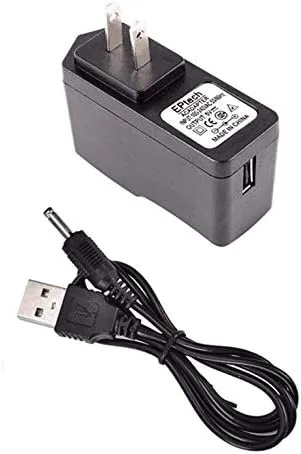 USB Wall Charger Adapter USB Cable for Foreo Luna Facial Cleansing Brush Luna 2/Luna Mini/Luna Mini 2/Luna go Power Supply Cord Cable PS Wall Home Charger