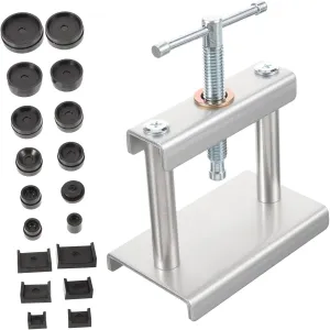 VALICLUD 1set Watch Press Tool with Molds for Back Case Closure Suitable for Various Watch and Easy Repairs Design for -Term Use