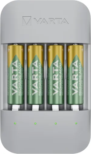VARTA Eco Charger Pro Recycled 4X AA 56816 2100mAh
