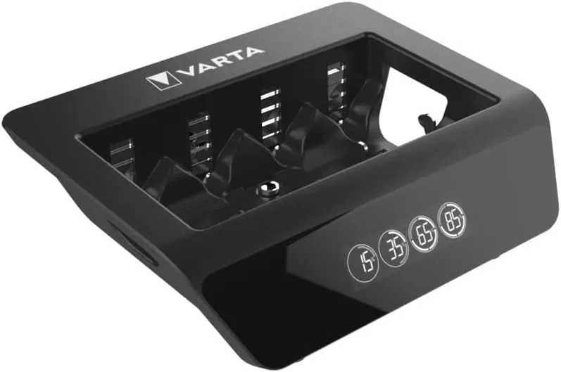Varta Universal Charger for Rechargeable Batteries AA/AAA/C/D 9V Included USB Port 57688101401