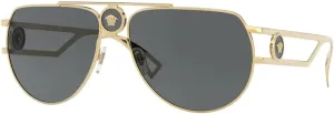 Versace VE2225 Aviator Sunglasses for Men   BUNDLE With Designer iWear Eyewear Kit