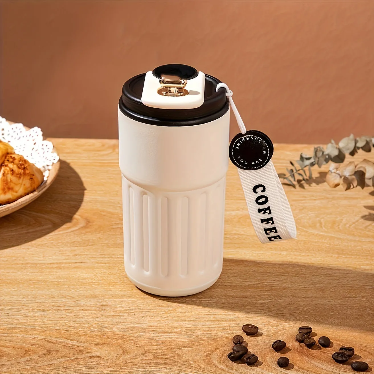 Versatile Stainless Steel Coffee Mug - Portable, Insulated For Hot & Cold Drinks, Perfect For Outdoor Camping, Parties & Everyday Use