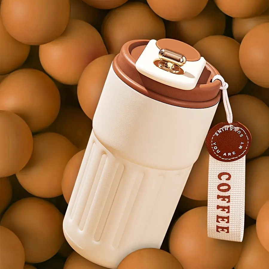 Versatile Stainless Steel Coffee Mug - Portable, Insulated For Hot & Cold Drinks, Perfect For Outdoor Camping, Parties & Everyday Use