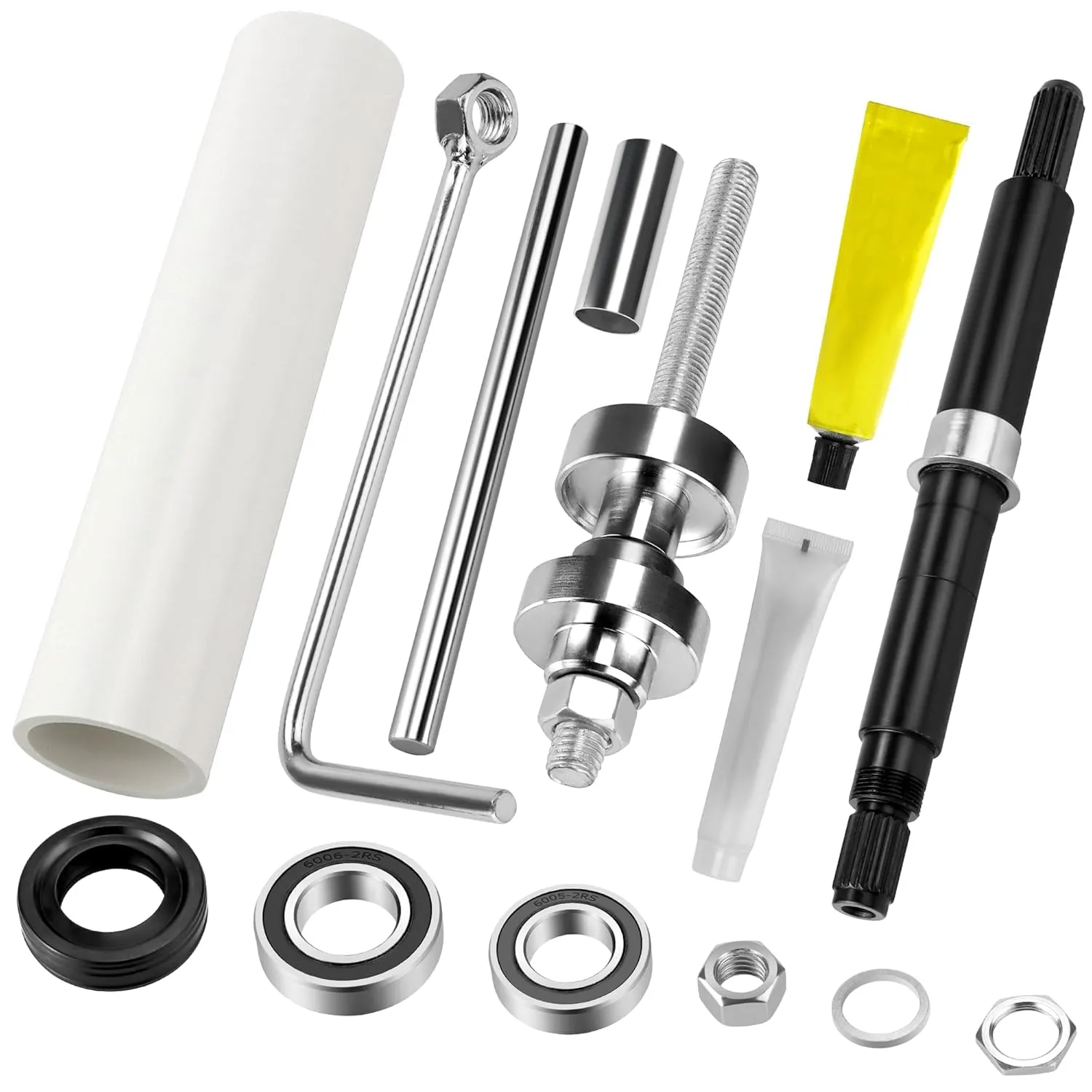 W10435302 Tub Shaft and W10447783 Tool Kit - Washer Bearing Kit for Maytag Bravos XL and Whirlpool Cabrio mvwb835dw1 mvwb855dc3 mvwb835dw4 mvwb835dw5