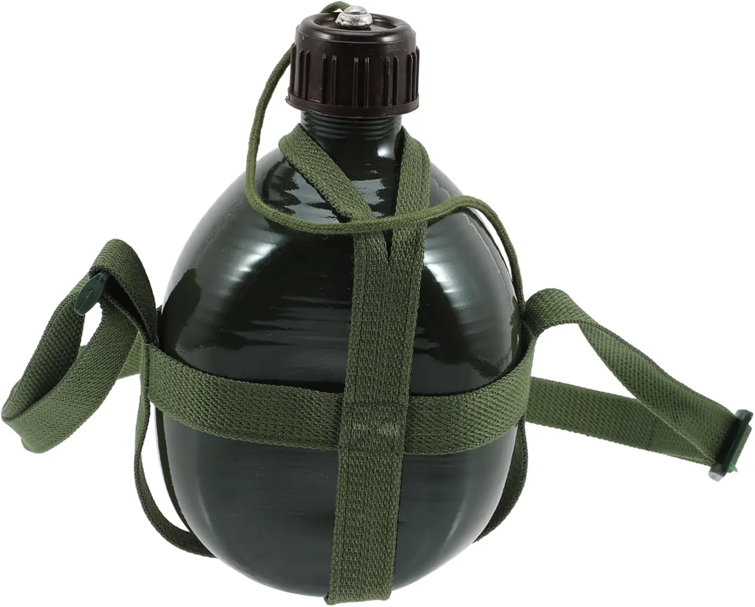 Wakauto Crossbody Water Container Durable Style Outdoor Bottle for Camping Hiking and Travel Lightweight Leak Convenient Single Shoulder Design