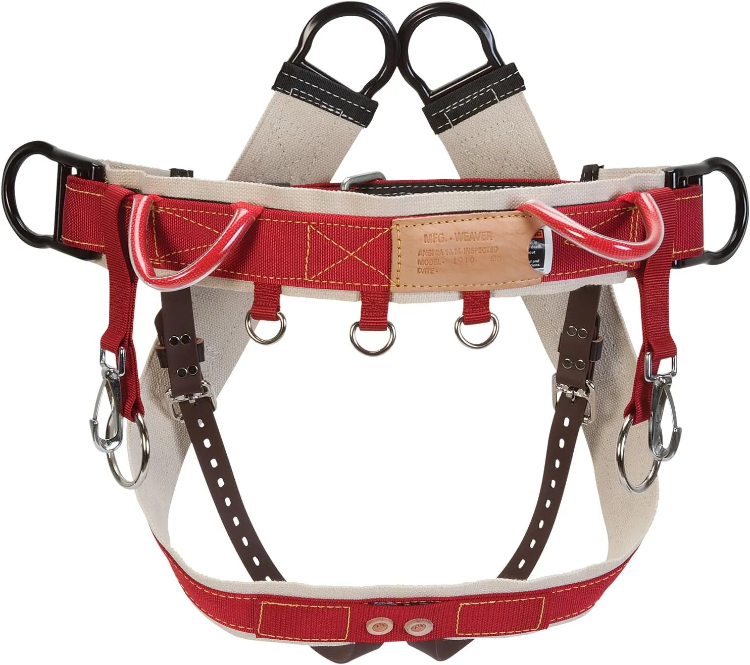 Weaver Leather WLC 130 Saddle with Heavy Duty Coated Webbing Leg Straps