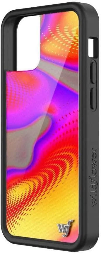 Wildflower Cases - Jaded London Heat Map Case, Compatible with Apple iPhone 13 Pro | Red, Swirl, Aura, Collab, Trendy - Protective Black Bumper, 4ft Drop Test Certified, Women Owned Small Business
