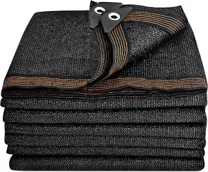 winemana 70% Black Shade Cloth, 20 x 30 FT Durable Mesh Tarp with Grommets, Resistant Garden Sun Shade Netting with Taped Edge for Plant Cover, Greenhouse, Patio, Tomatoes, Chicken Coop, Barn Kennel