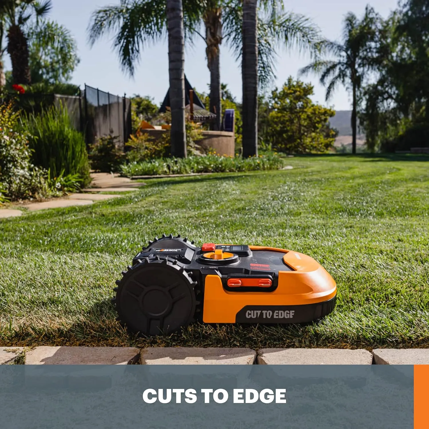 Worx Landroid M 20V Robotic Lawn Mower 1/4 Acre / 10,890 Sq. Ft Power Share- WR147 (Battery & Charger Included)