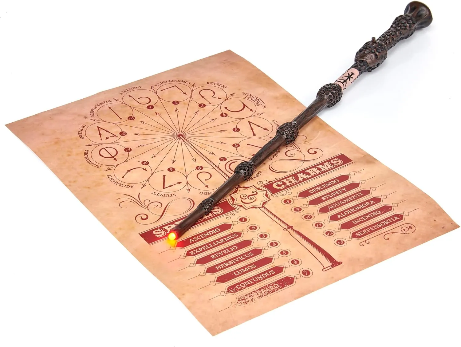 Wow! Stuff Collection The Elder 14"" Deluxe Lumos Light-Painting Wand, Multi