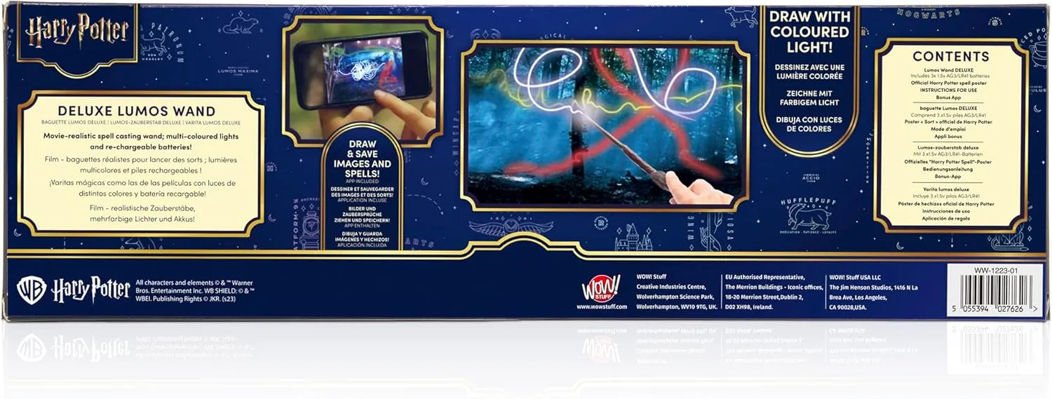 Wow! Stuff Collection The Elder 14"" Deluxe Lumos Light-Painting Wand, Multi
