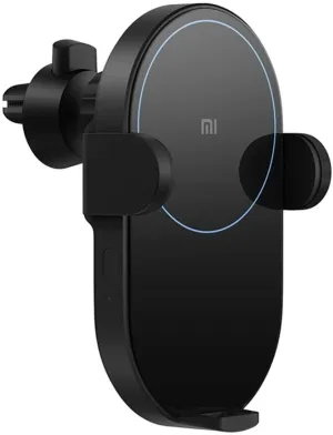 Xiaomi Mi 20W Wireless Car Charger, 20W High Power Flash Charging, Electric Adjustable Handle, Doubled Cooling, Black