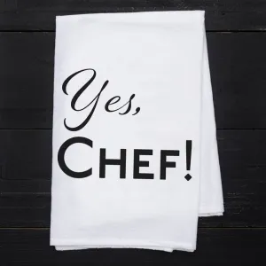 YES CHEF TEA TOWEL