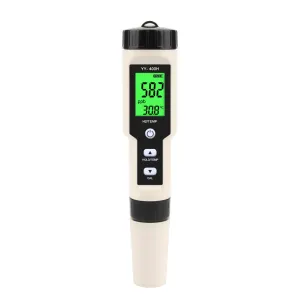YIERYI H2/TEMP Meter, Hydrogen Ion Water Quality Monitor Tester ATC for Drinking Aquariums Laboratory