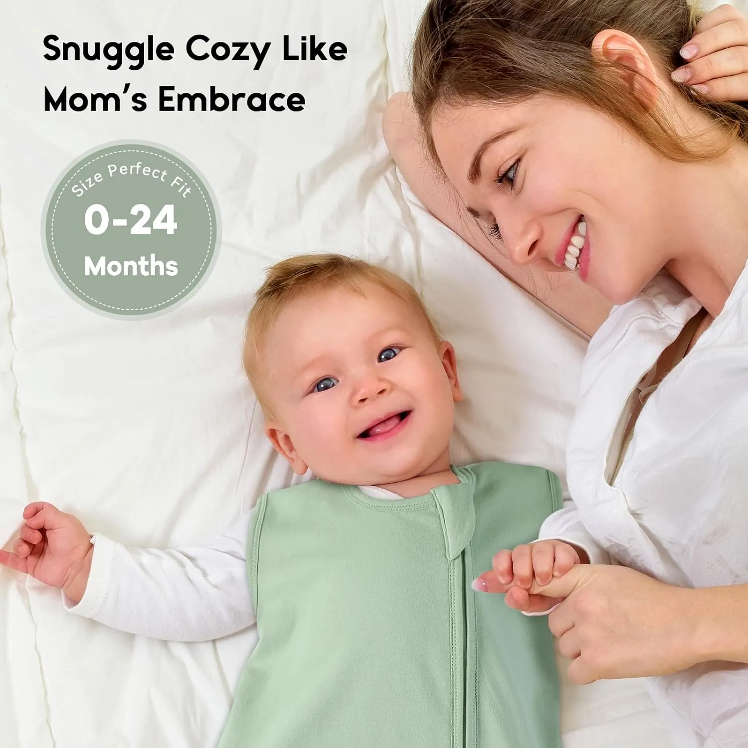 Yoofoss Baby Sleep Sack 18-24 Months TOG 1.0 Baby Wearable Blanket, 2 Pack 100% Organic Cotton Infant Toddler Sleeping Sack 2-Way Zipper Lightweight Sleep Sack
